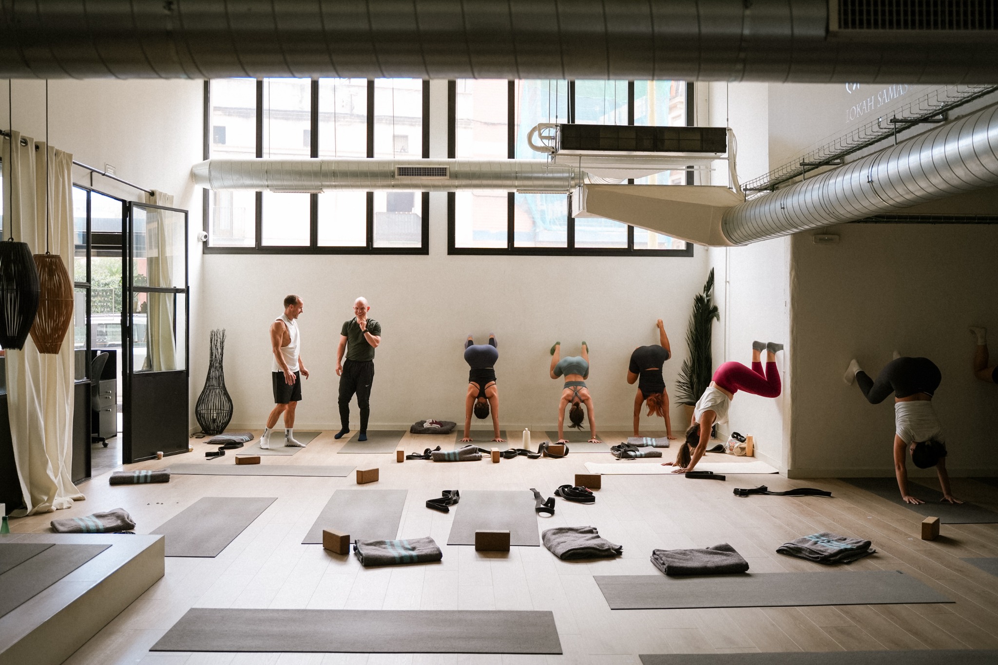 Francisco teaching a hands-on Yoga Intelligence training session